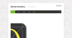 Desktop Screenshot of delicatecosmetics.com
