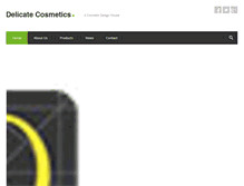 Tablet Screenshot of delicatecosmetics.com